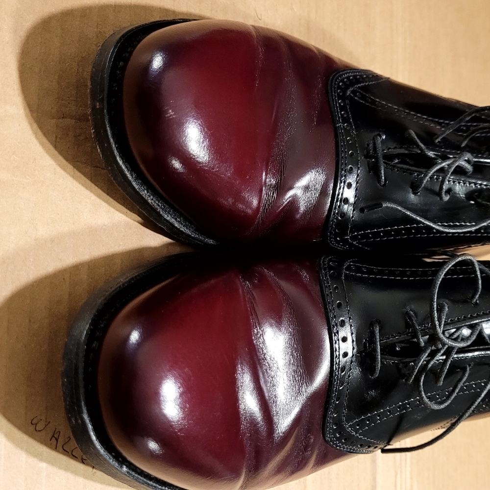 Lether shoes brand  dester sz10,5 color red black